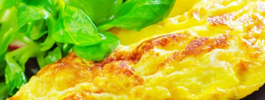 Omelette prosciutto e formaggio